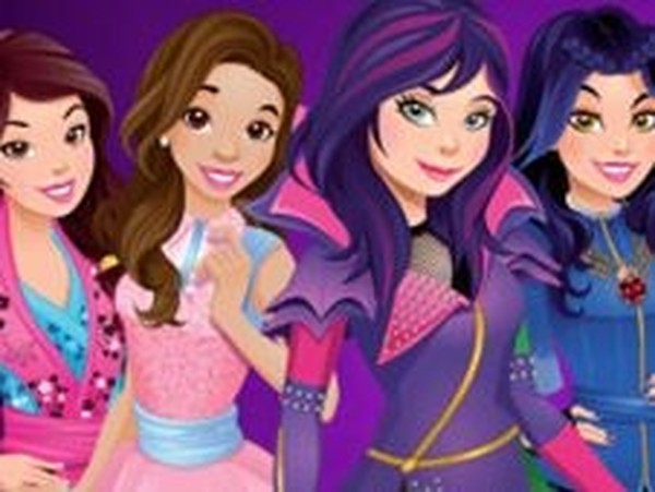 Descendants Style Puzzle Dress Up