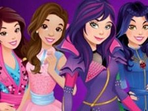 Descendants Style Puzzle Dress Up