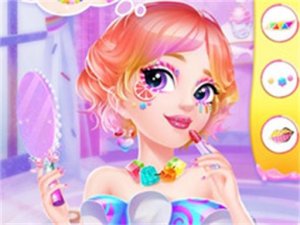 Princess Candy Makeup Online Dress Up Game