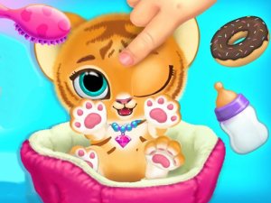 Baby Tiger Care Online Game - Pet Care Game