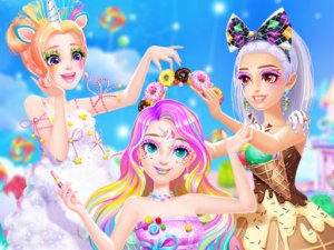 Princess Candy Makeup Online Dress Up Game
