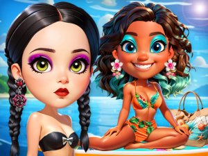 Wave Chic Ocean Fashion Frenzy Online Dress Up Game