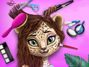Jungle Animal Summer Makeover Online Dress Up Game