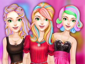 Fashion Dye Hair Design Online Makeover Game