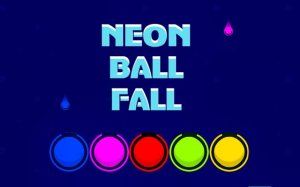 Neon Fall Ball: Color Match Arcade Game Online