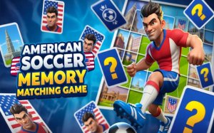 American Soccer Memory Matching Game - Free Online Card Match Puzzle