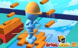 Brick Rush 3D - Bridge Builder Racing Online Game