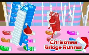 Christmas Bridge Runner: Holiday Bridge Builder Puzzle Game