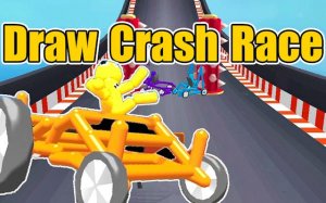 Draw Crash Race: Stunt Race - Physics Car Builder Online Game