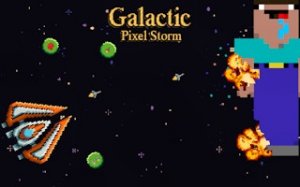 Galactic Pixel Storm Space Shooter