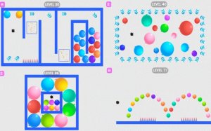 Pop the Balloons Bounce Puzzle Game
