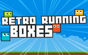 Retro Running Boxes: 8-bit Arcade Runner Online Game