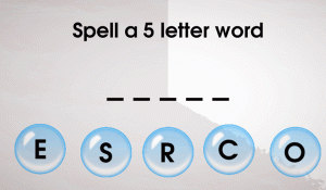 Death by Spell Check Word Puzzle Game
