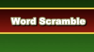 Word Scramble Puzzle Game